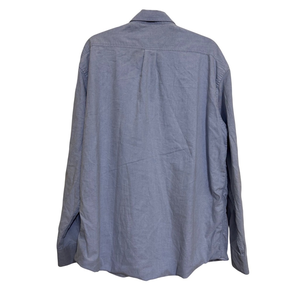 5.11 Tactical Series Mens XL Blue Long Sleeve Mesh Lined Snap Front Oxford Shirt - Picture 6 of 6